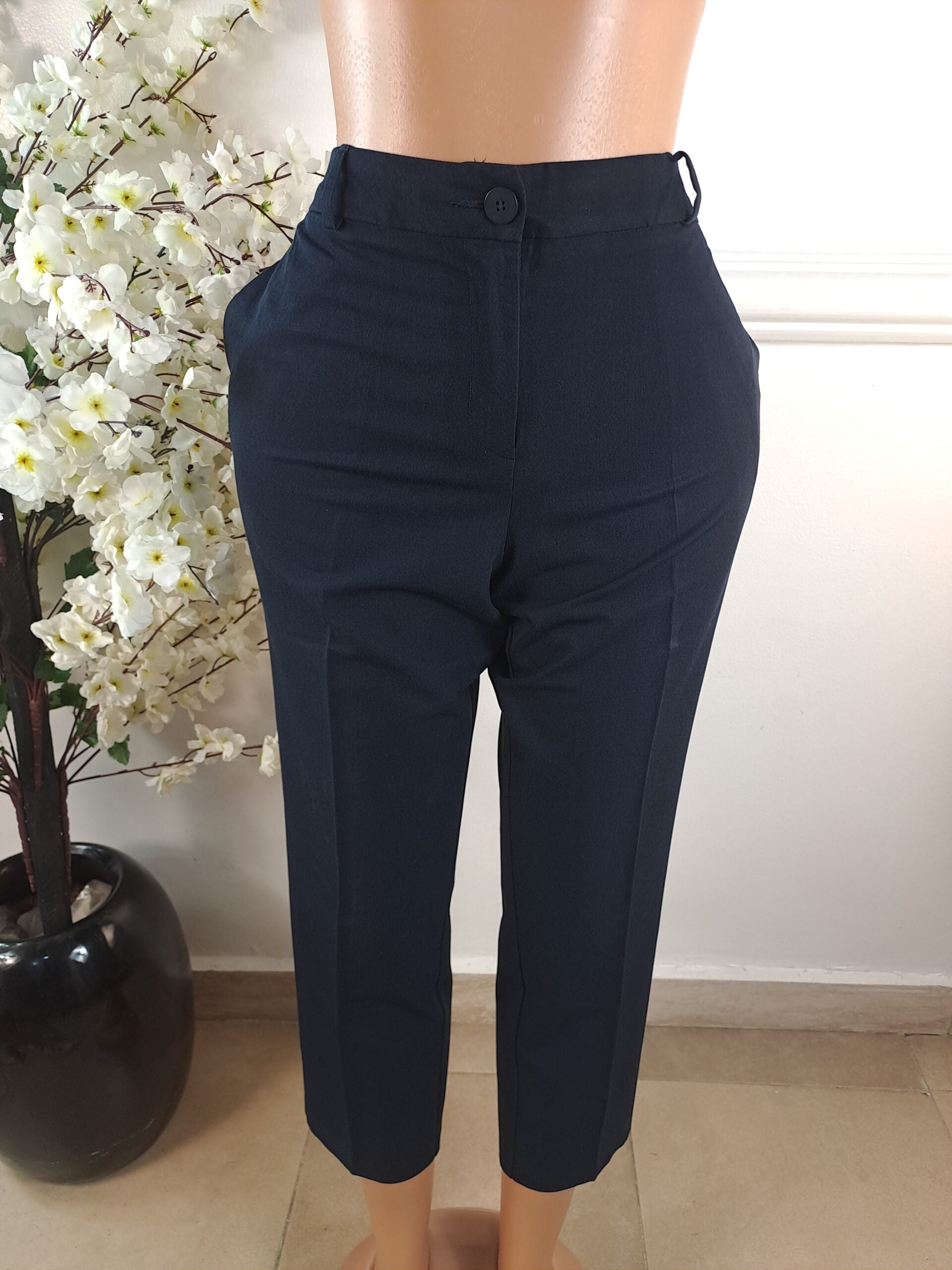DUNNES UK SIZE 16 [LENGTH 37 INCHES, NAVY BLUE] image 0