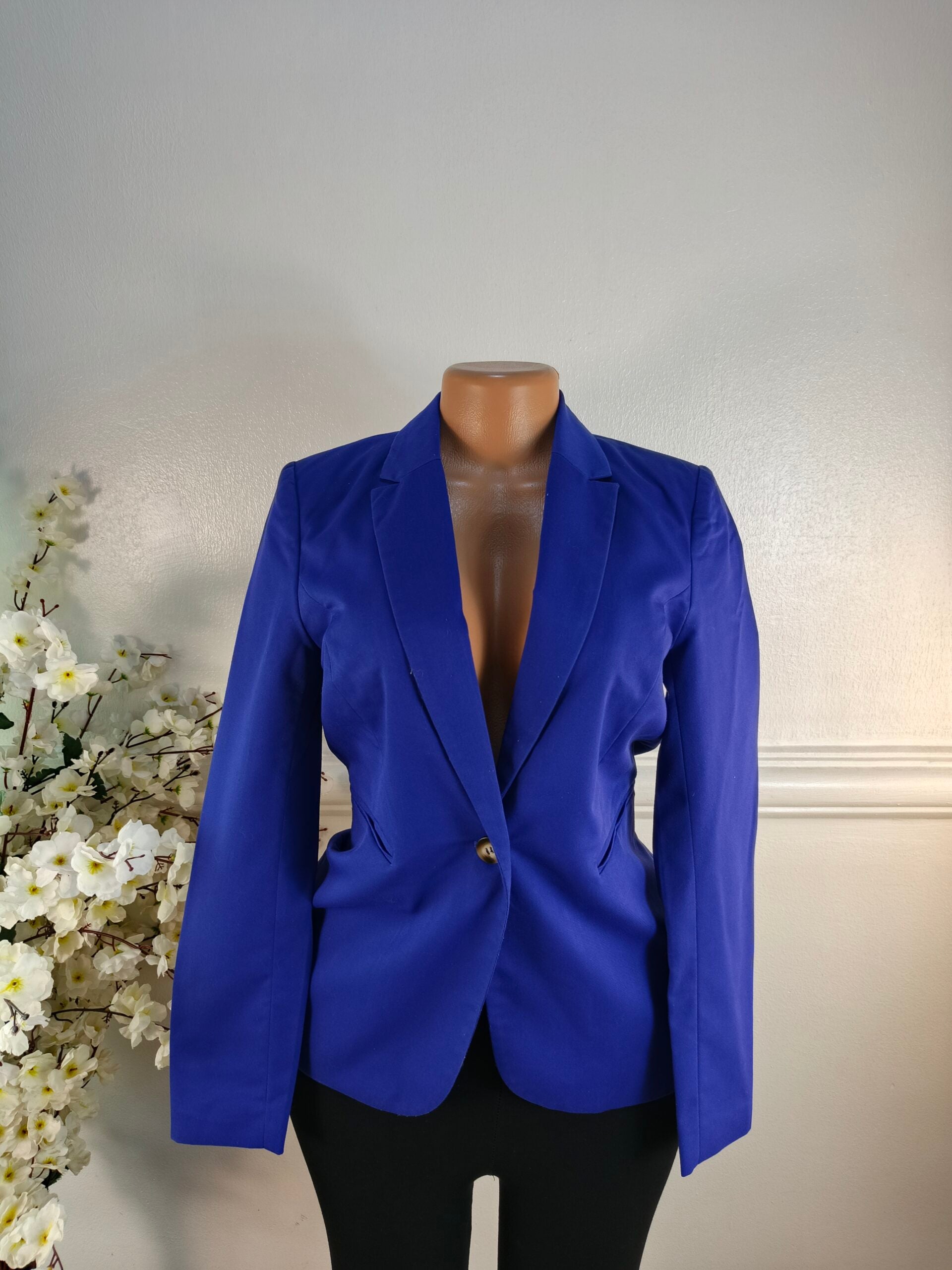 H&amp;M UK SIZE 6 [LENGTH 26 INCHES, BLUE] image 0