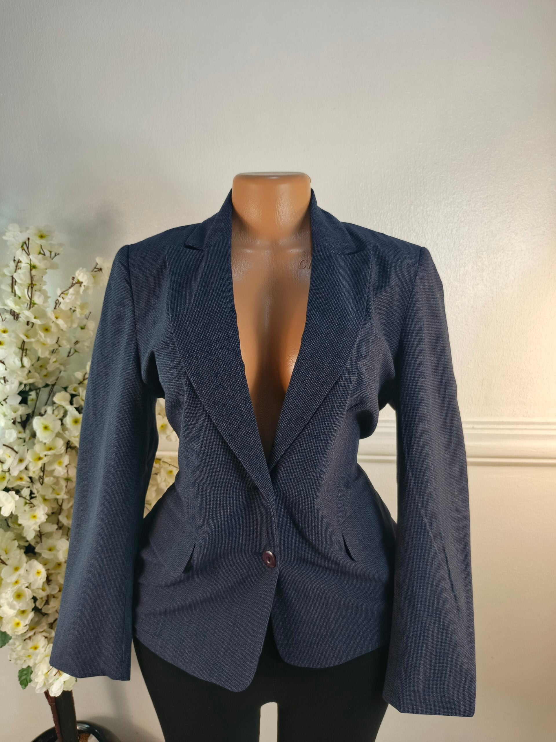 DOROTHY PERKINS UK SIZE 10 [LENGHT 29 INCHES, NAVY BLUE] image 0