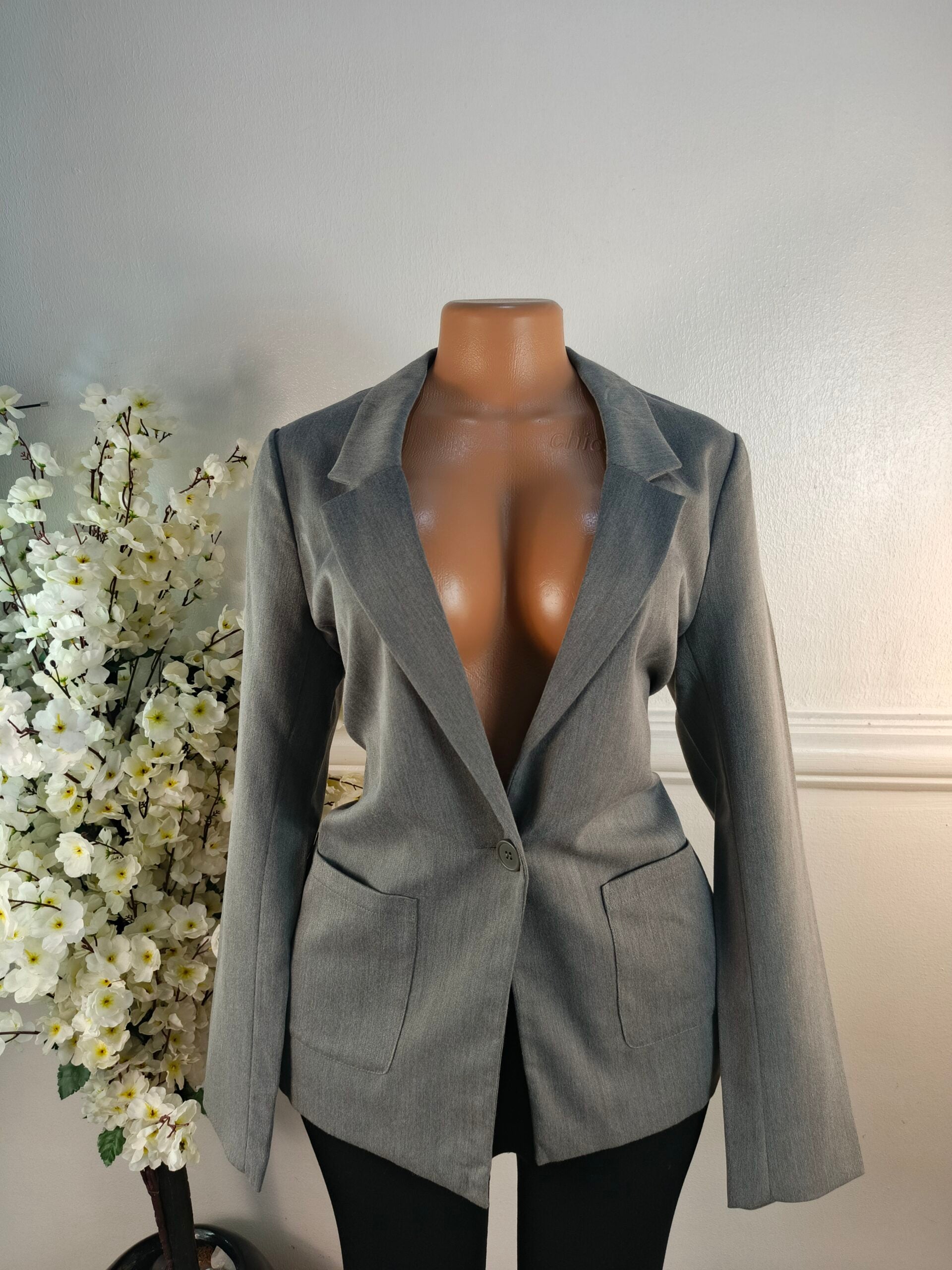 DIVIDED UK SIZE 12 [LENGHT 27 INCHES, GREY] image 0
