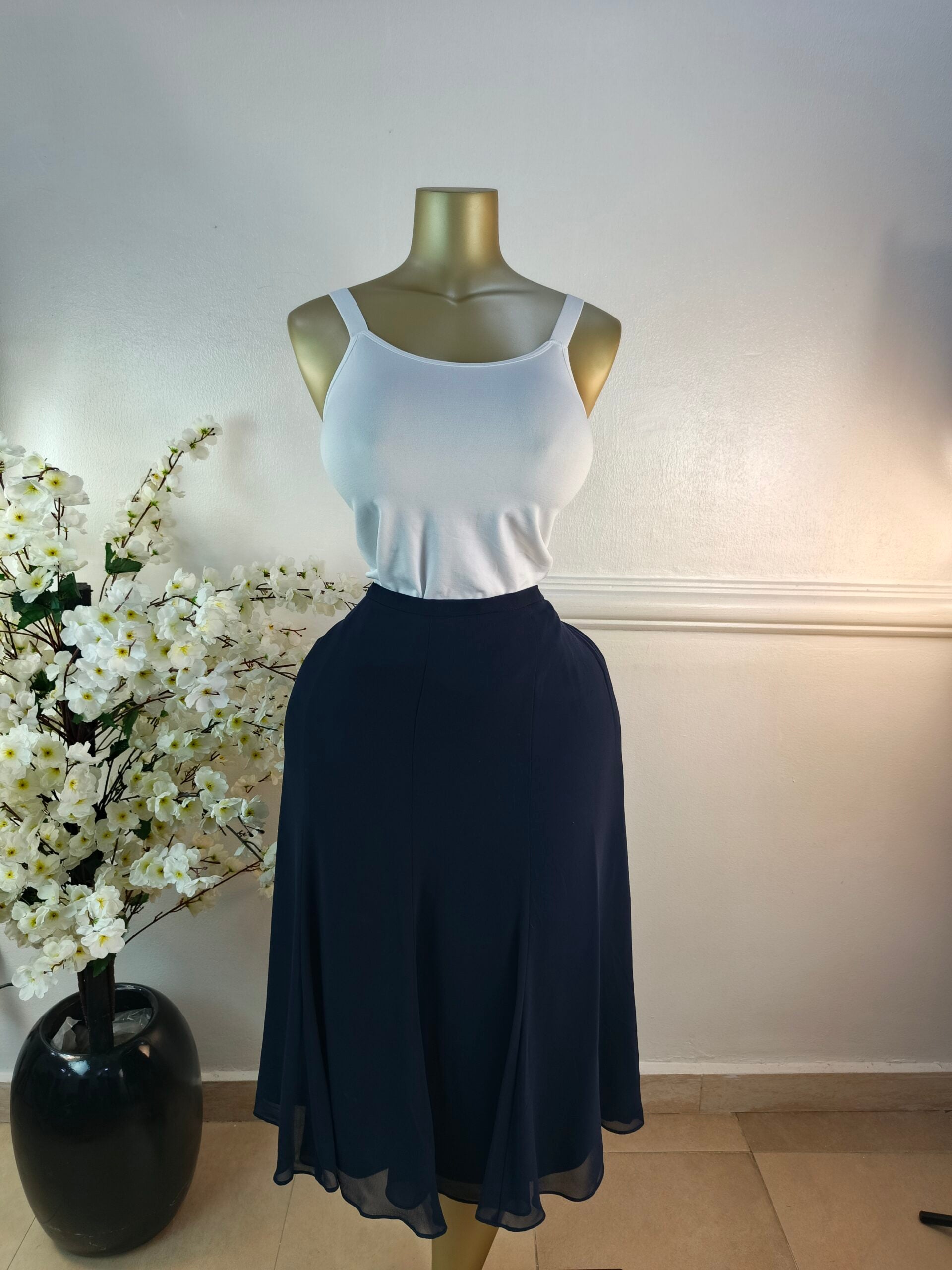 JACQUES VERT UK SIZE 14 [LENGTH 36 INCHES, NAVY BLUE] image 0