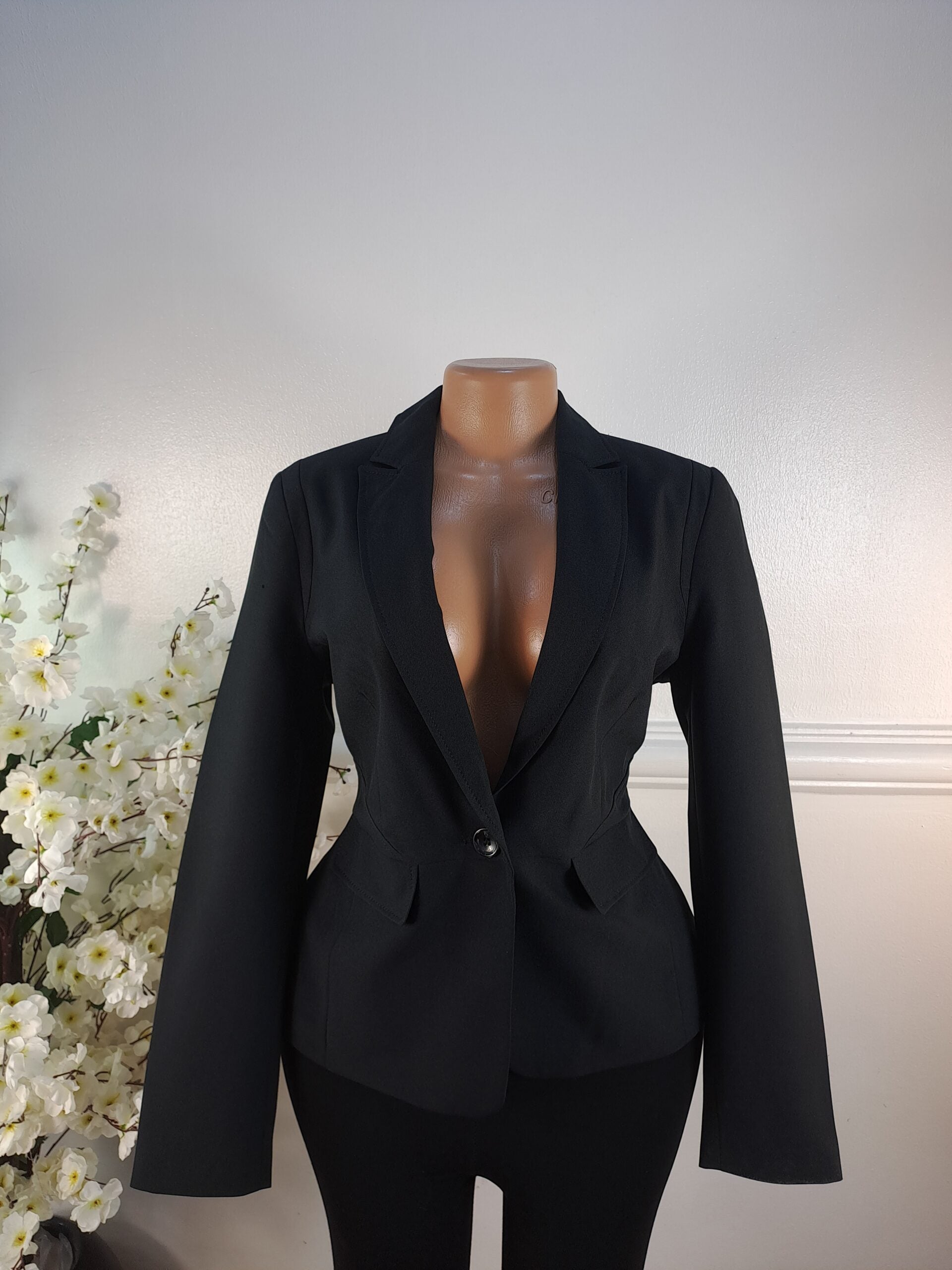 DOROTHY PERKINS UK SIZE 8 [LENGTH 25 INCHES, BLACK] image 0