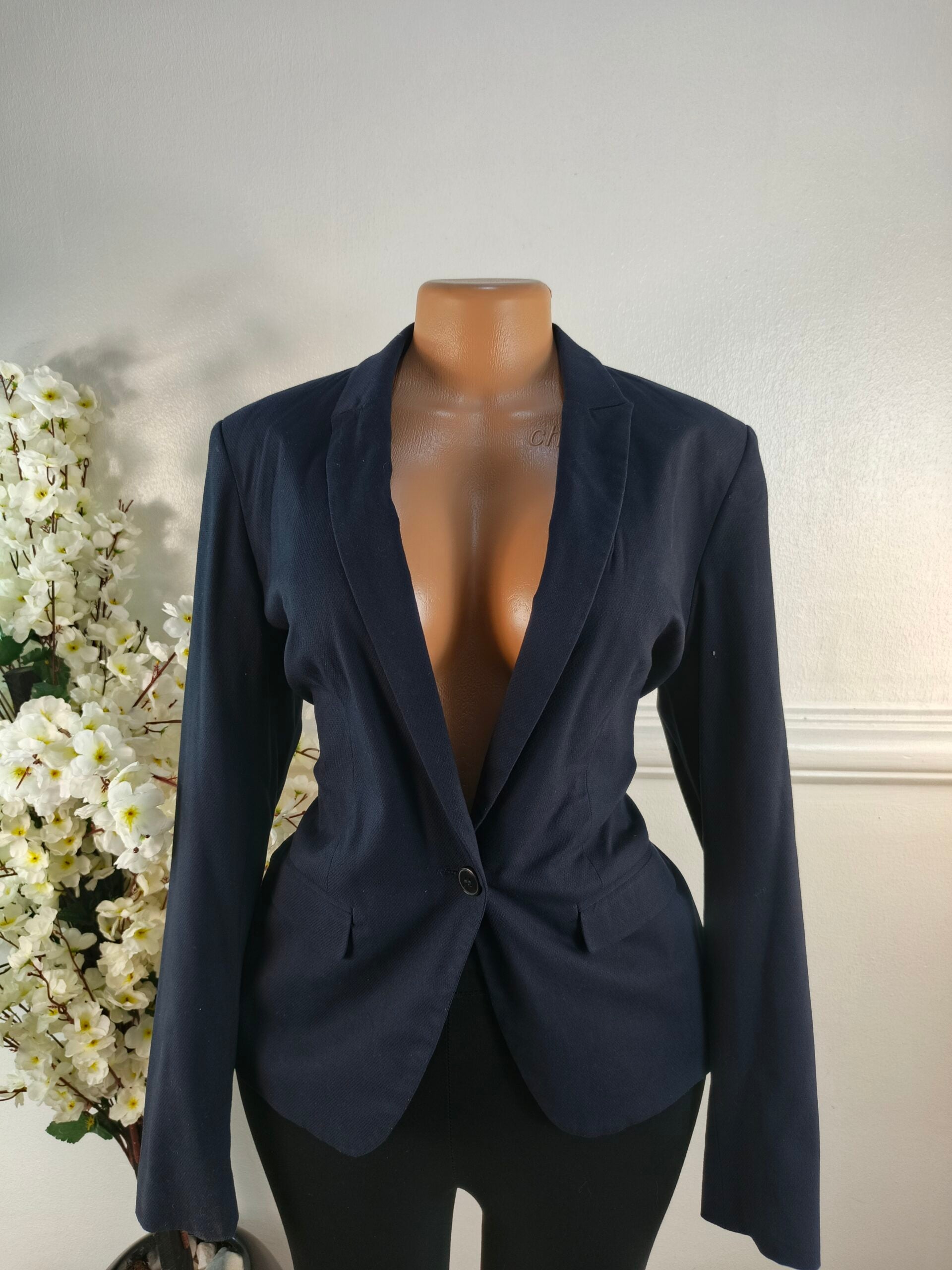NEXT TAILORING UK SIZE 12 [LENGHT 26 INCHES, NAVY BLUE] image 0