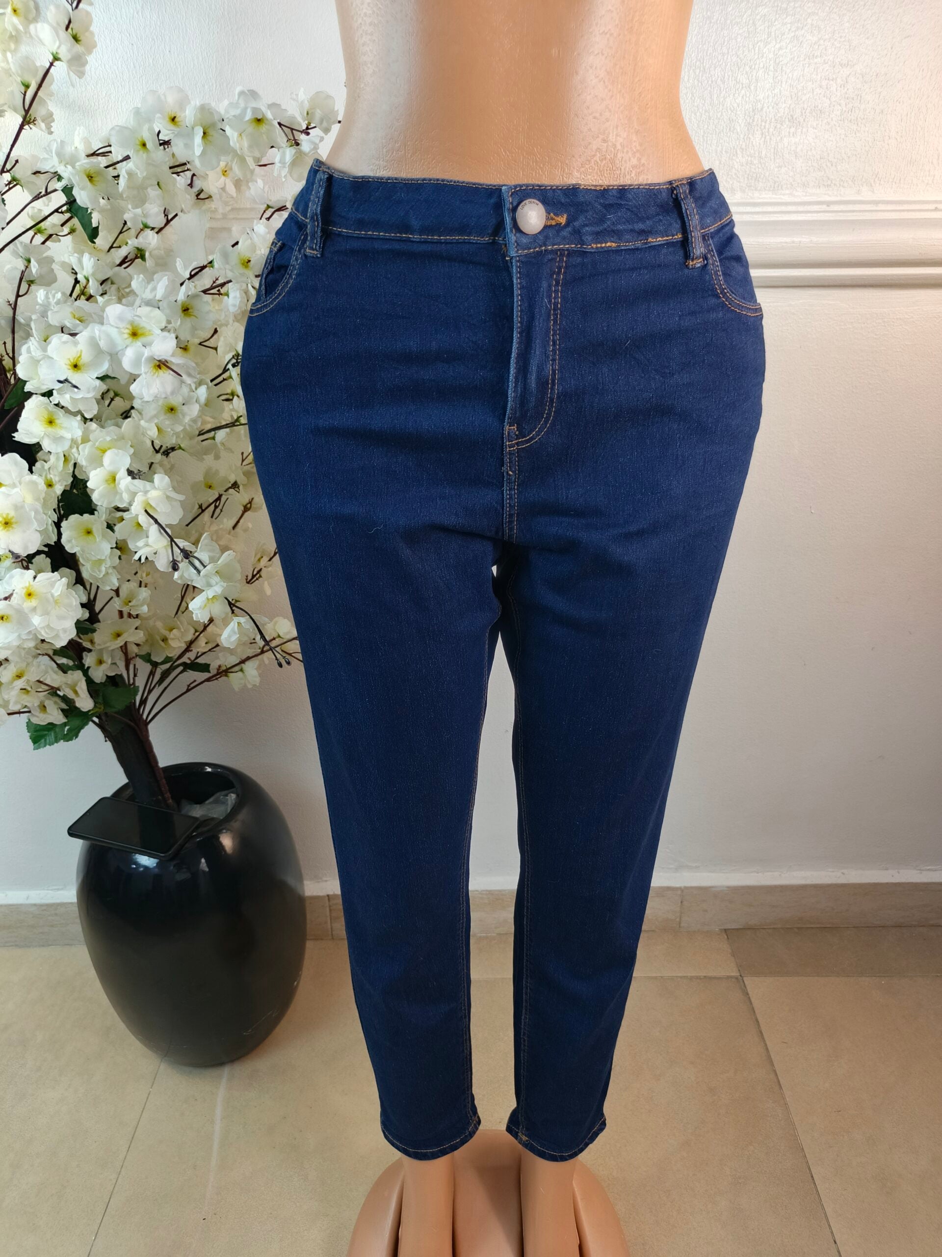 GEORGE UK SIZE 18 [LENGTH 37 INCHES, BLUE] image 0