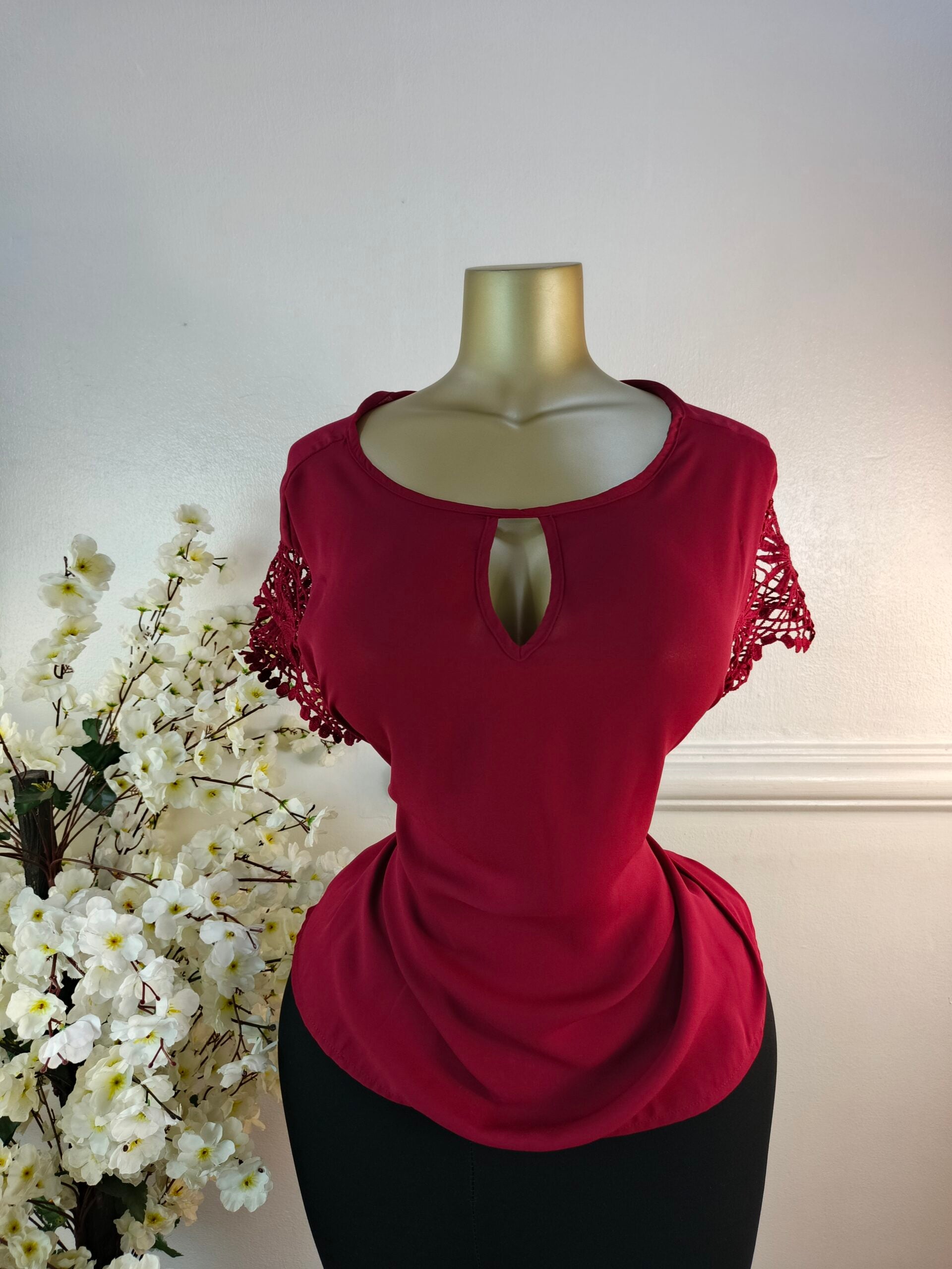 SHEIN UK SIZE 20 [WINE] image 0