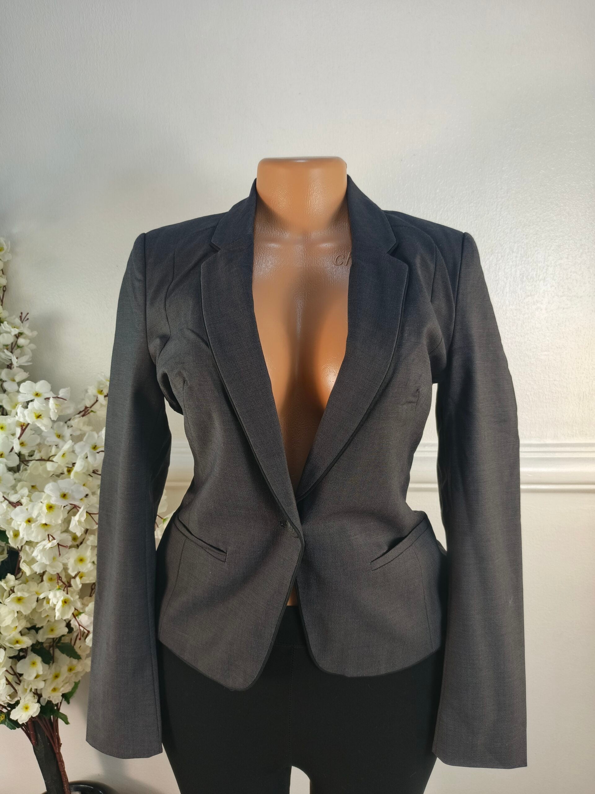 SLIM FIT UK SIZE 8 [LENGHT 22 INCHES, BLACK] image 0