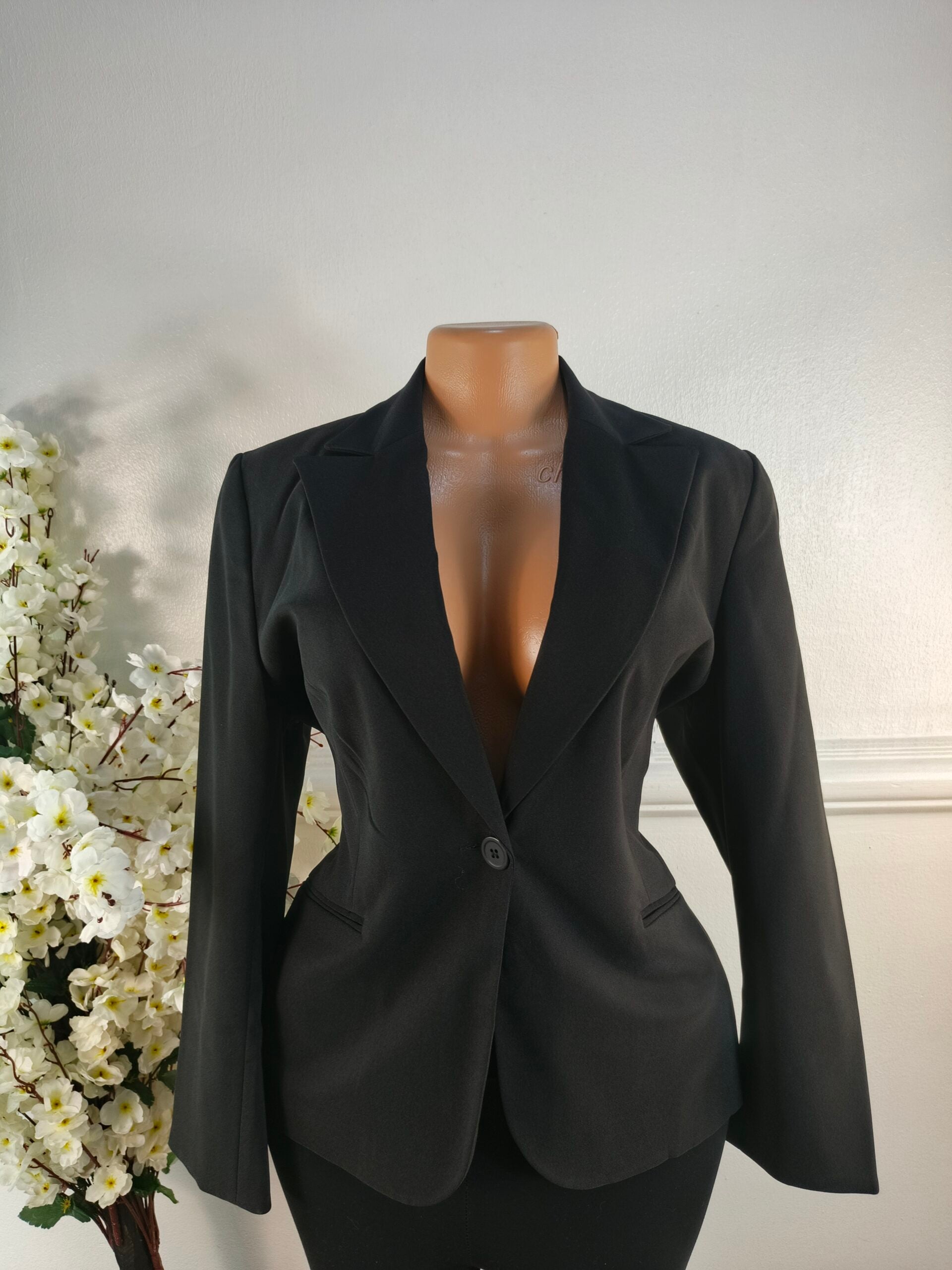 PETITE COLLECTION UK SIZE 12 [LENGHT 24 INCHES, BLACK] image 0