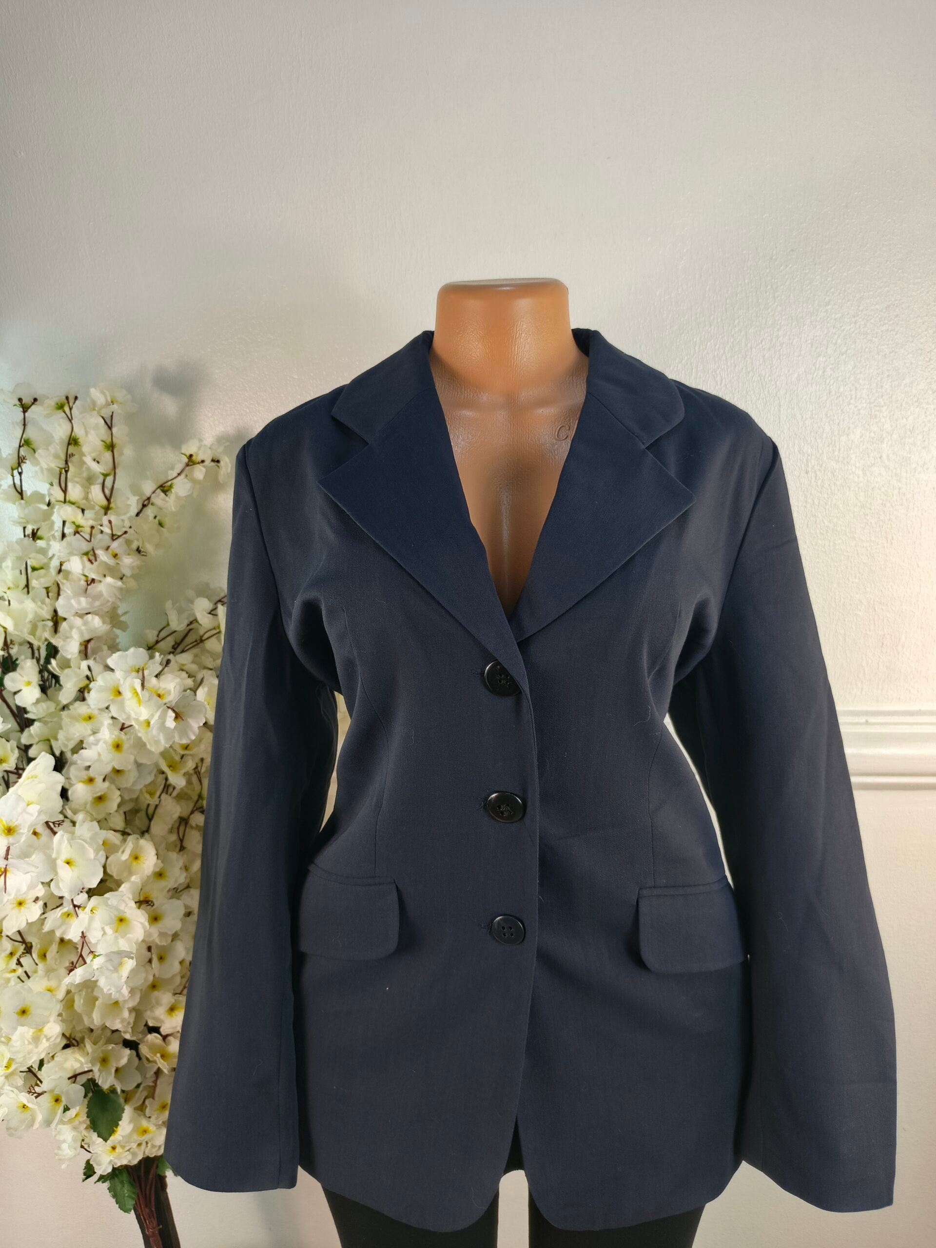 EMMA HAMMILTON UK SIZE 14 [LENGHT 28 INCHES, NAVY BLUE] image 0