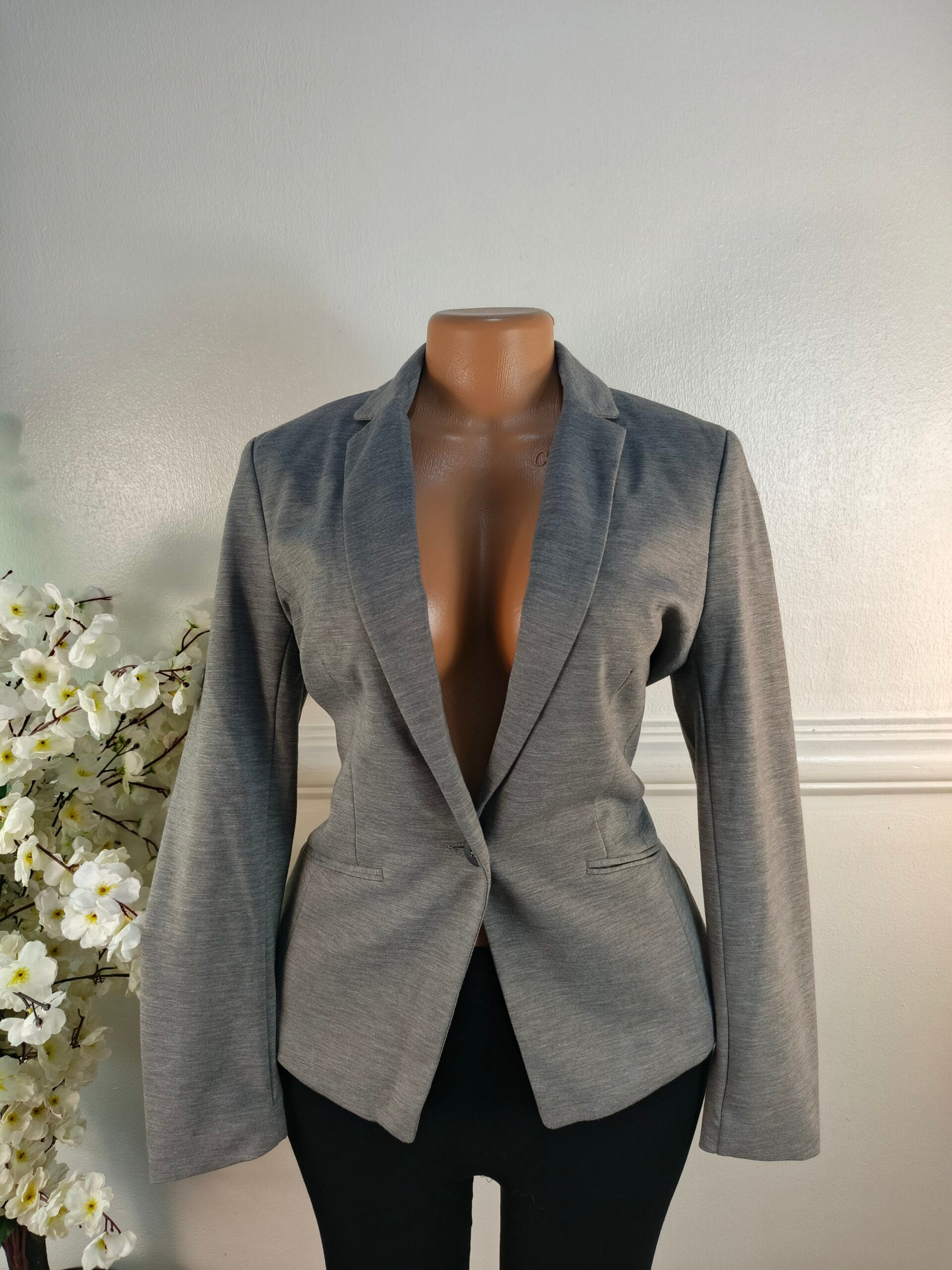 H&amp;M UK SIZE 10 [LENGTH 26 INCHES, GREY] image 0