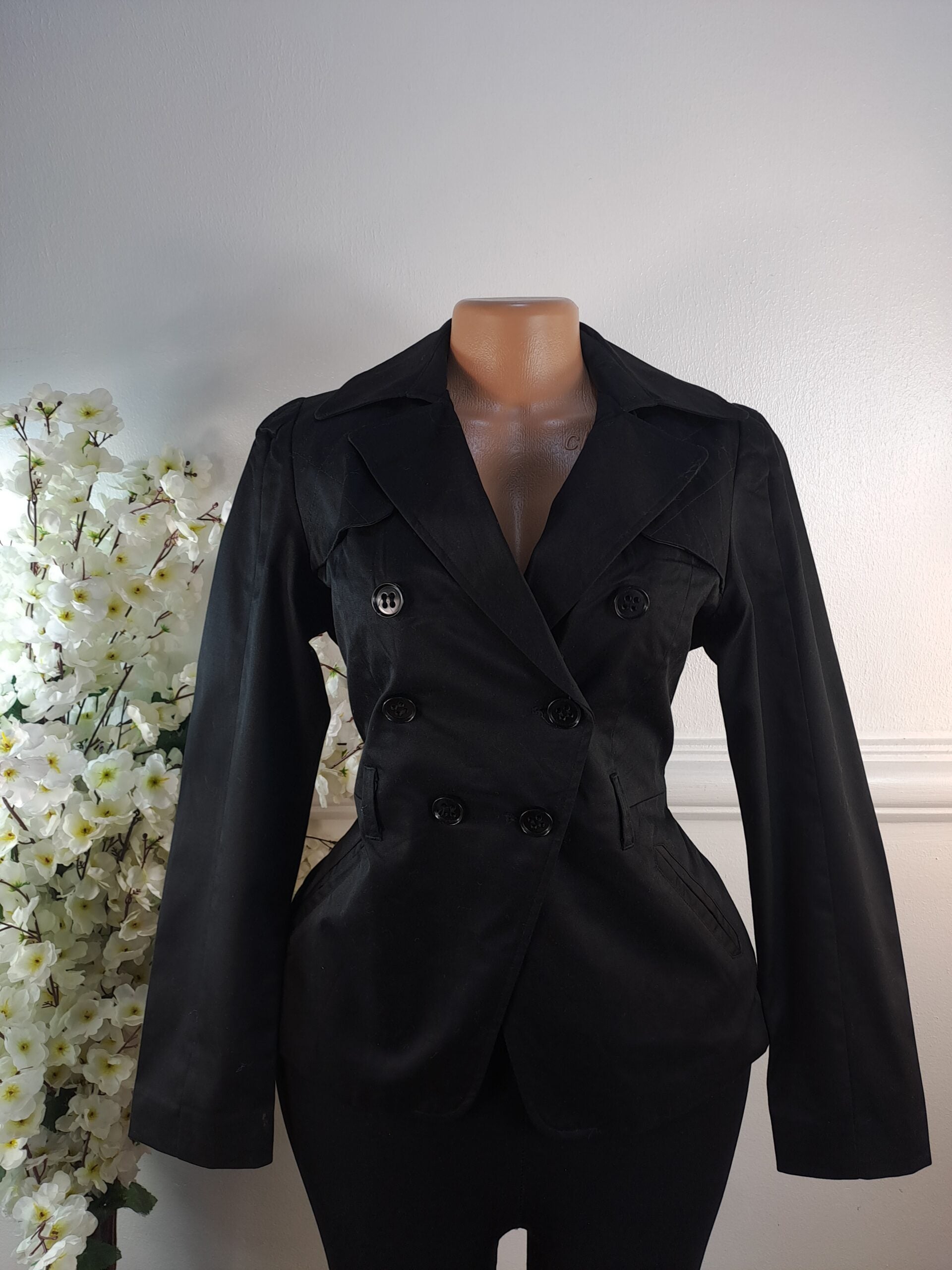 H&amp;M UK SIZE 10 [LENGTH 26 INCHES, BLACK] image 0