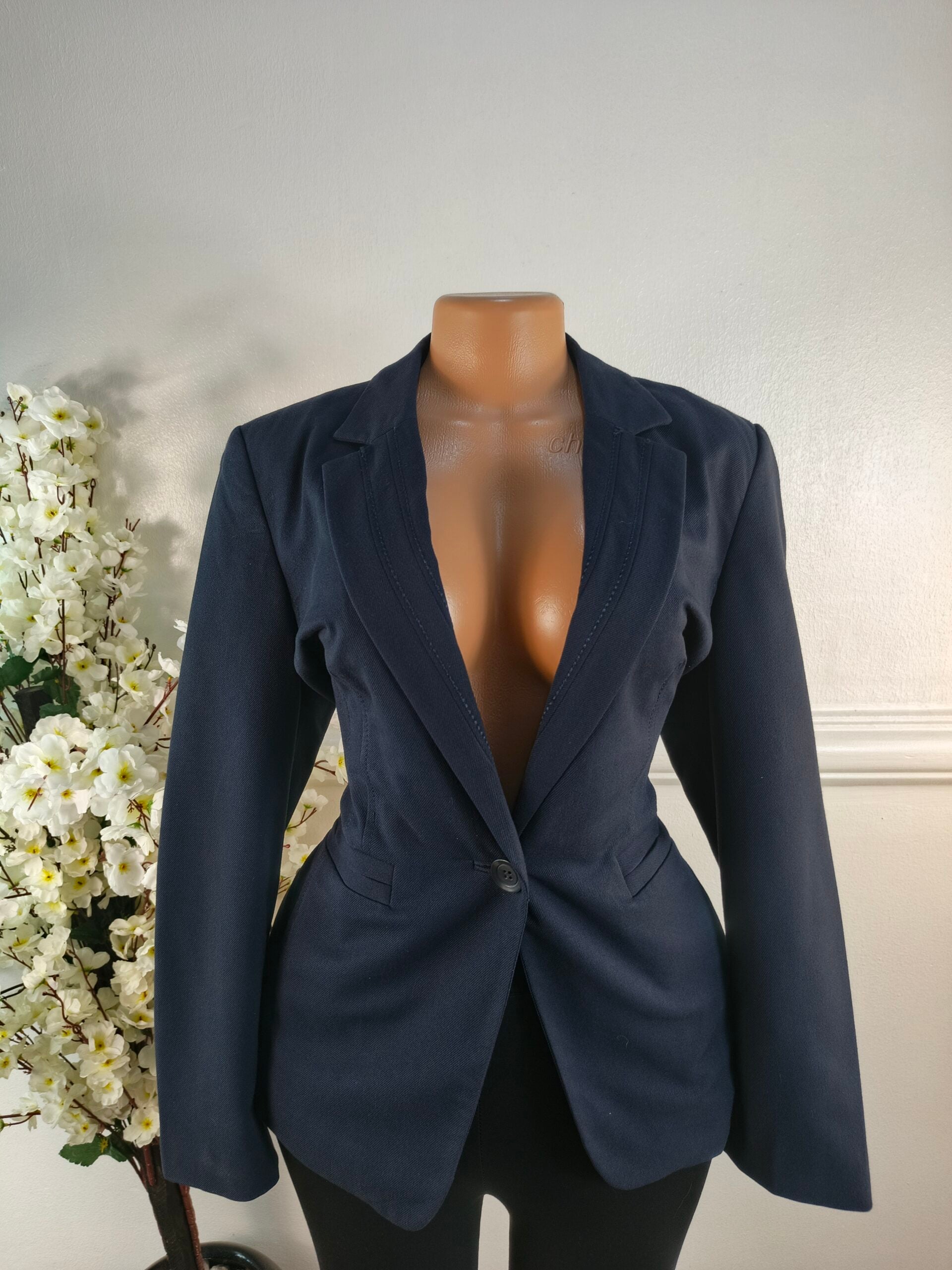 MARK &amp; SPENCER UK SIZE 12 [LENGHT 28 INCHES, NAVY BLUE] image 0