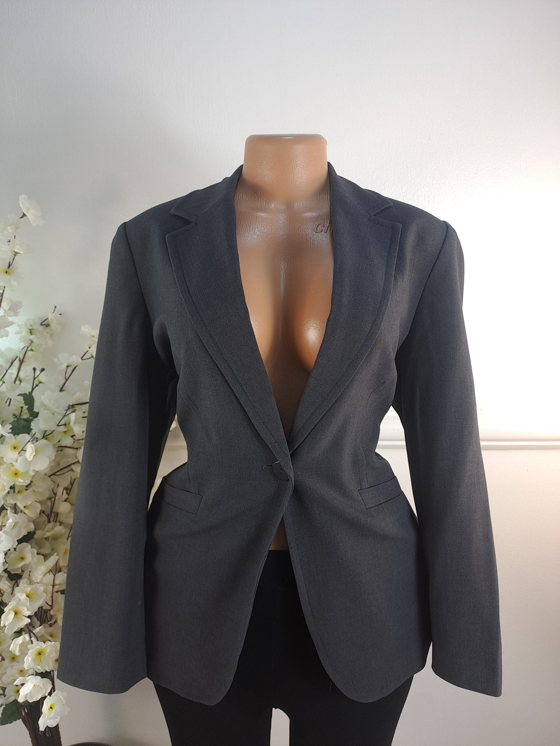 PER UNA UK SIZE 12 [LENGHT 27 INCHES, GRAY] image 0