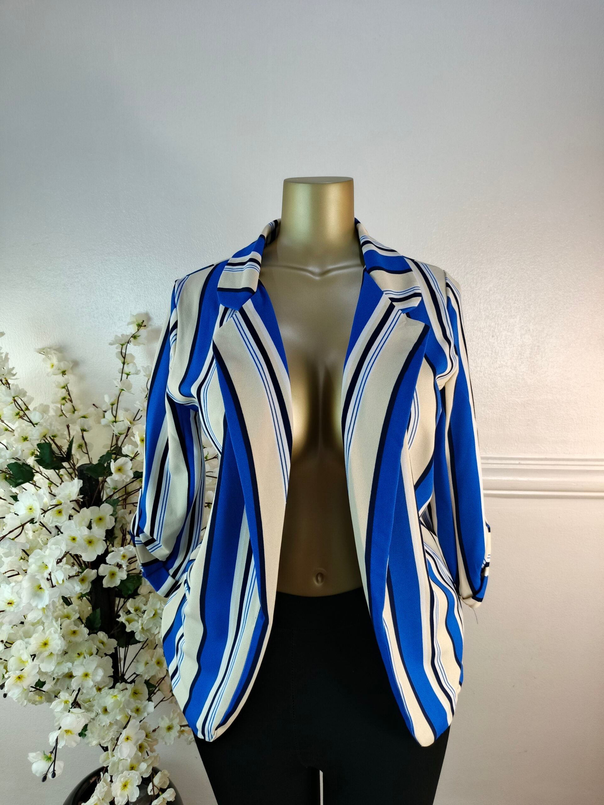 NEW LOOK UK SIZE 6 [LENGTH 28 INCHES, BLUE] image 0