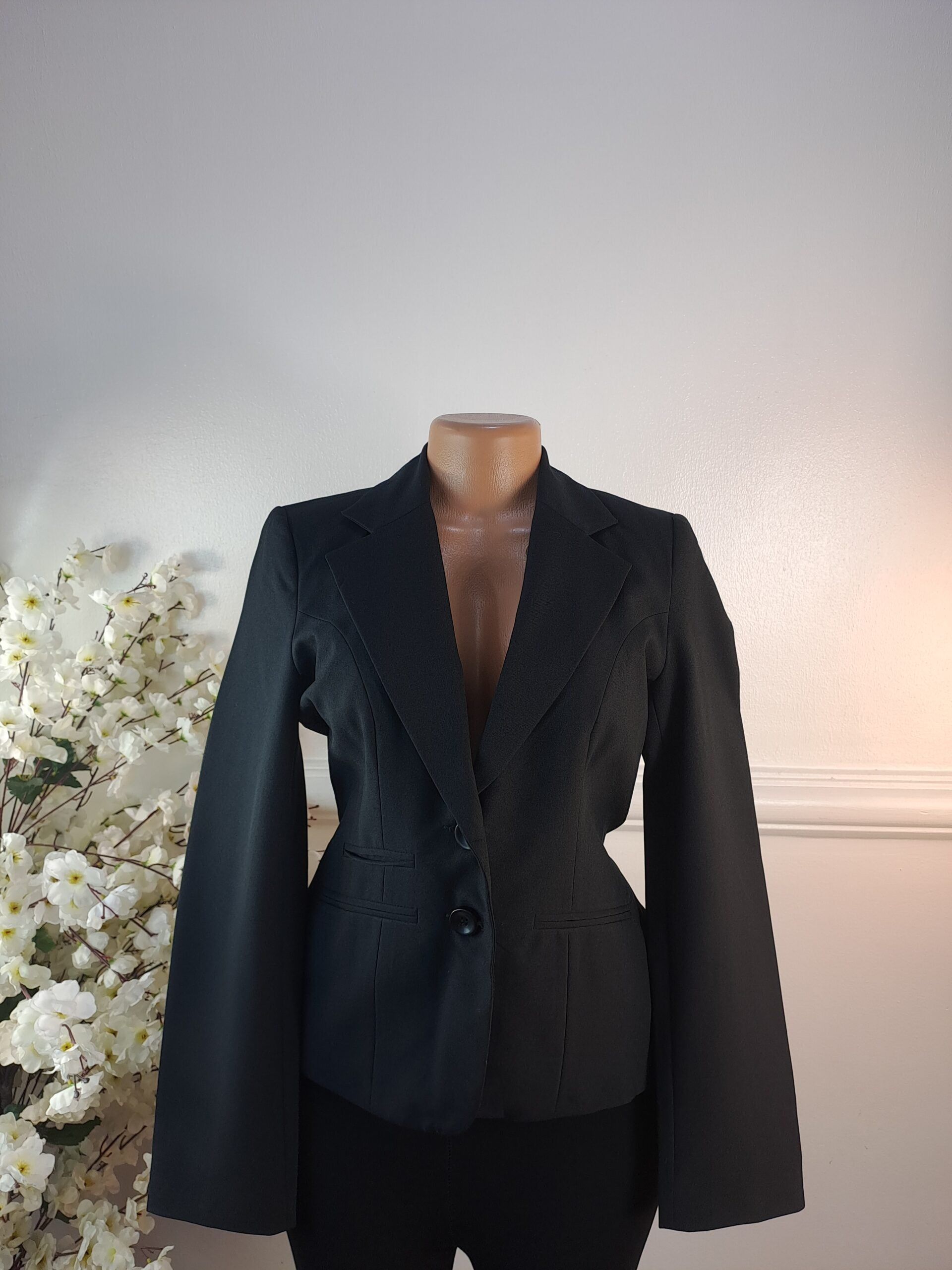 NEW LOOK UK SIZE 8 [LENGTH 28 INCHES, BLACK] image 0