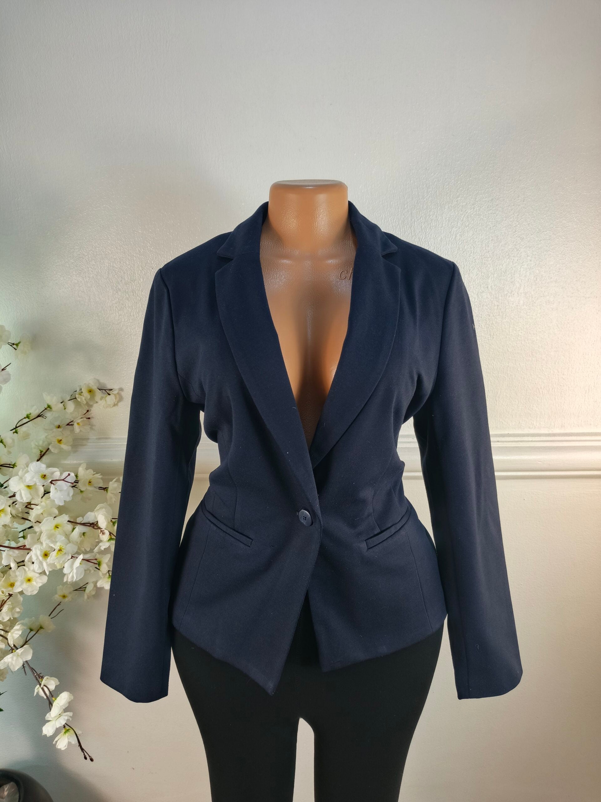 DOROTHY PERKINS UK SIZE 12 [LENGTH 24 INCHES, NAVY BLUE] image 0