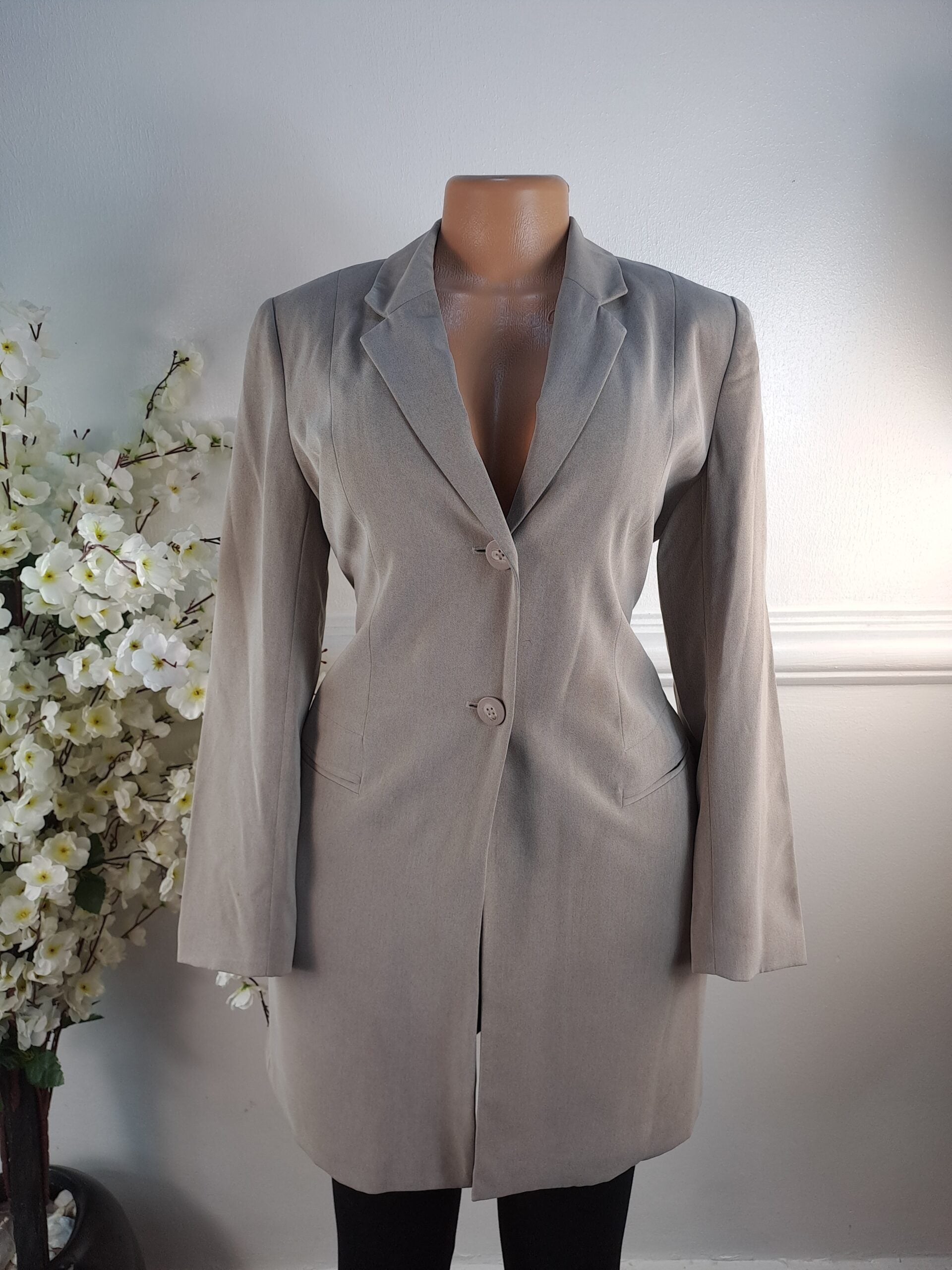 NEXT PETITE UK SIZE 10 [LENGTH 32 INCHES, BROWN] image 0